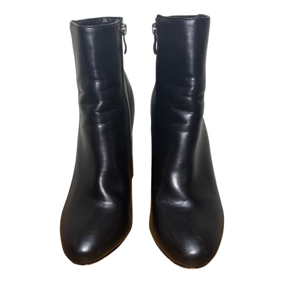 PrettyLittleThing Sofie-2 Black Block Heel Ankle Boots – Size 4 - Picture 6 of 7